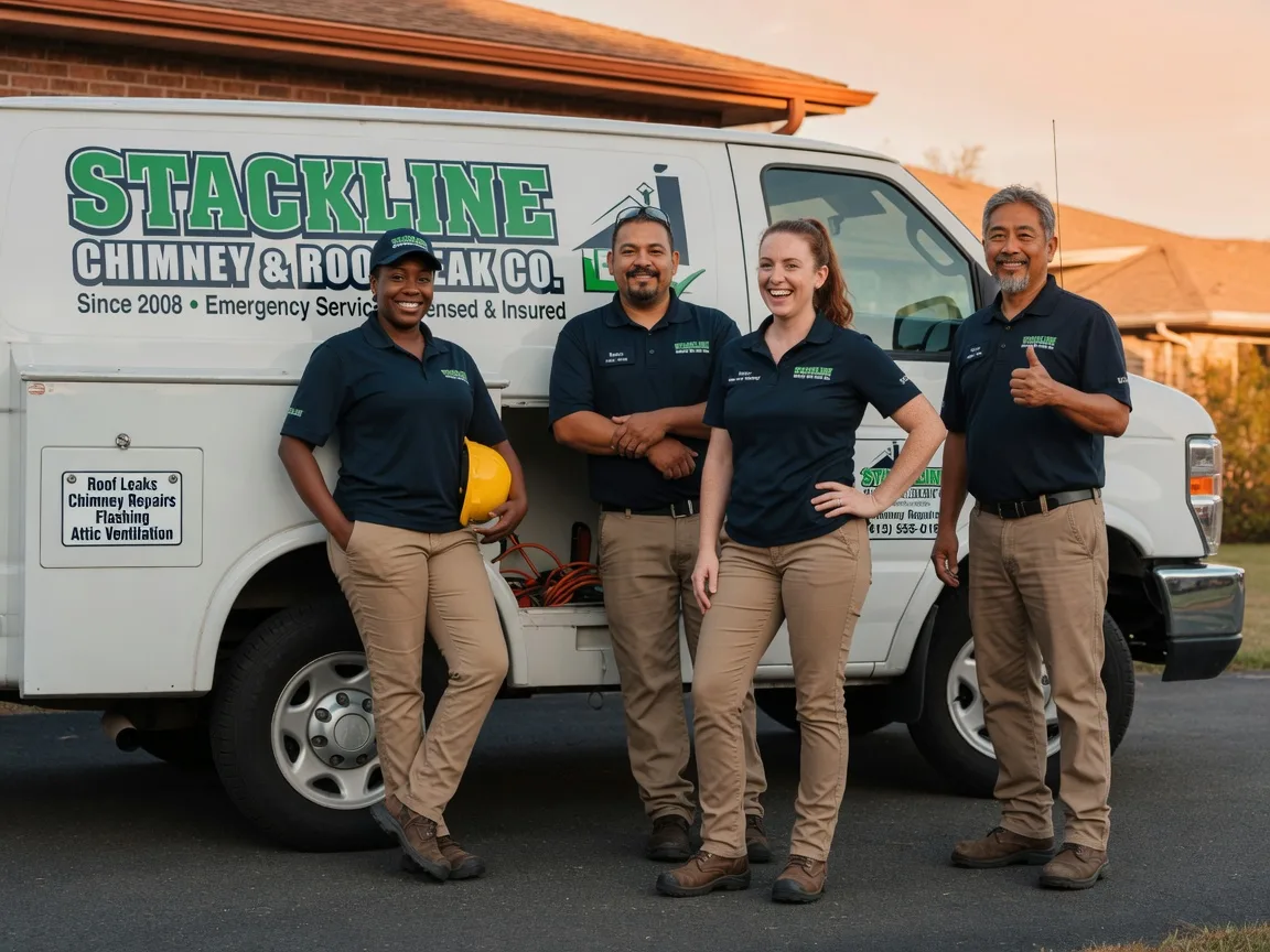 Chimney flashing repair company in Darien, WI